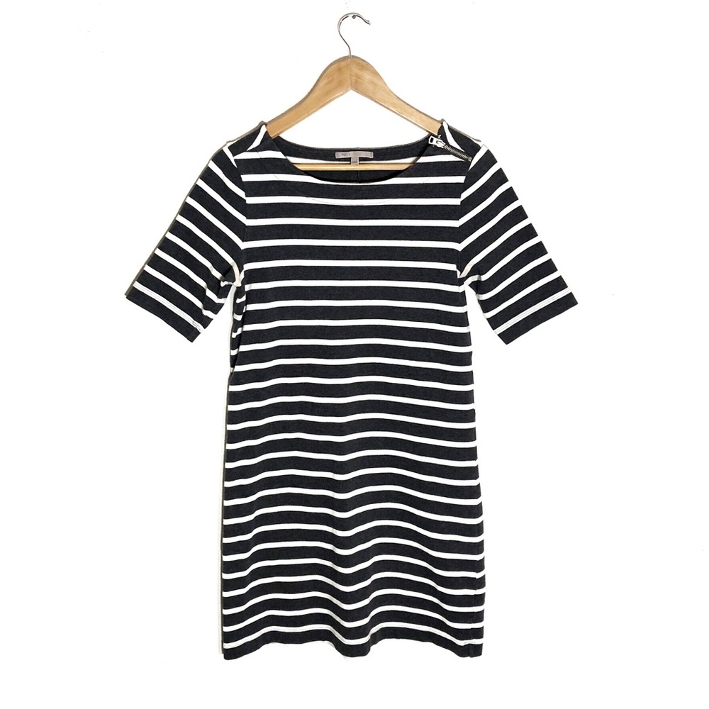 Gap Striped Cotton Short Sleeve Dress Size S